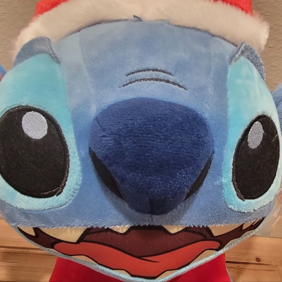 NEW Disney Greeter Stitch 16" Blue Plush Stitch Santa Suit Christmas - Picture 5 of 5